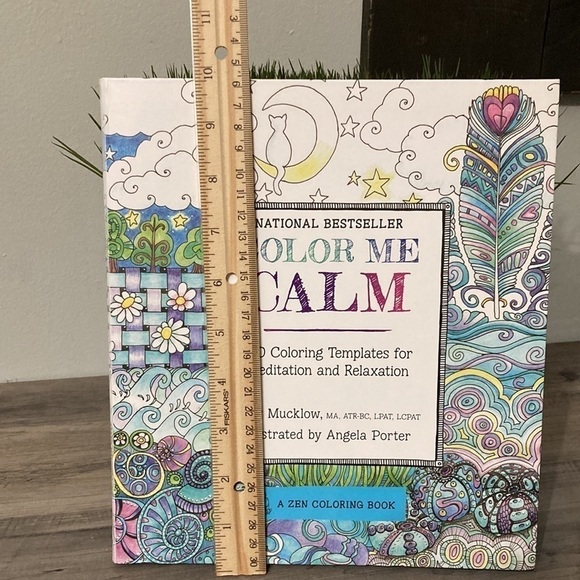 COLOR ME CALM 100 COLORING TEMPLATES FOR MEDITATION & RELAXATION - Picture 14 of 15